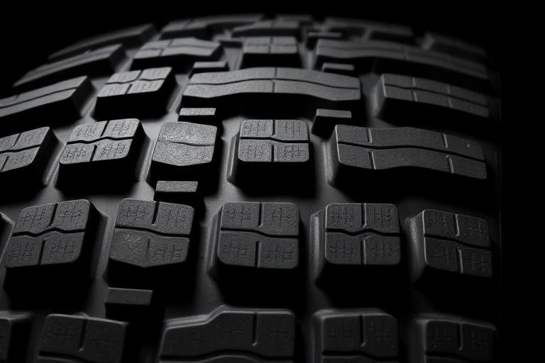 Staggered Block tread pattern